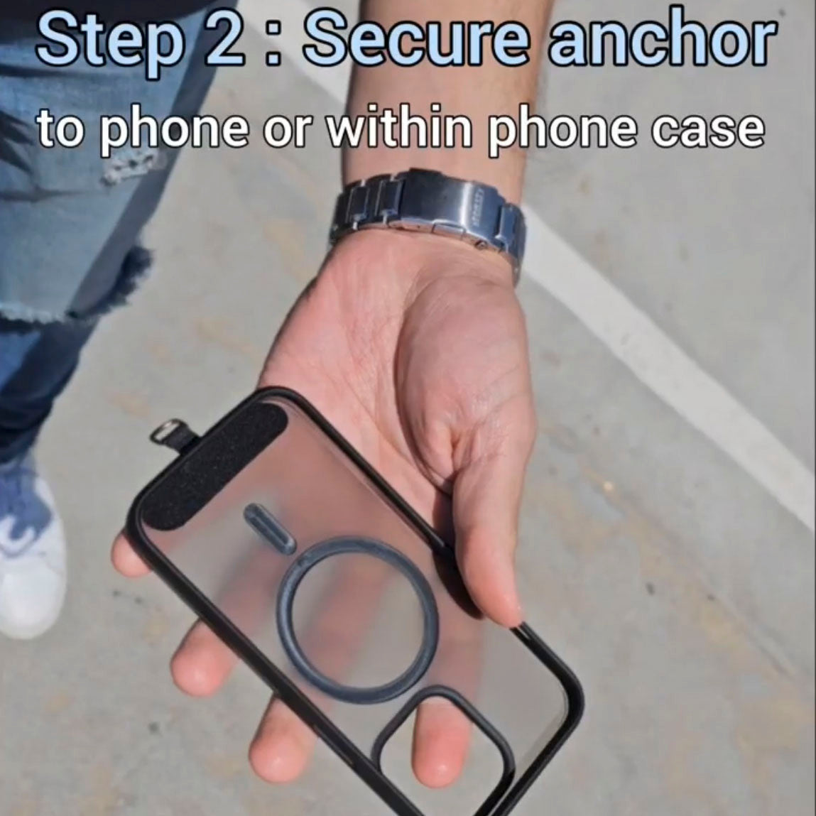 Phone Assured - Anti- Drop- Anti-Theft - Anti-Damage - Retractable  Smartphone Safety Leash and Clip